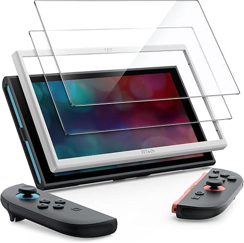 JETech Screen Protector for Nintendo Switch 2 2025, 9H Tempered Glass Film with Easy Installation Tool, Anti-Scratch, HD Clear, 2-Pack on Amazon.ae - Price Tracker