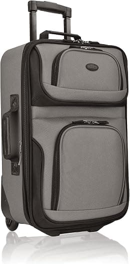 U.S. Traveler Rio Rugged Fabric Expandable Carry-on Luggage Set - Best Deal Finder