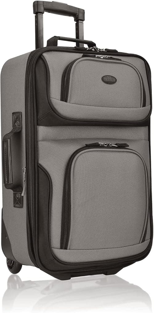 U.S. Traveler Rio Rugged Fabric Expandable Carry-on Luggage Set on Amazon.ae - Price Tracker