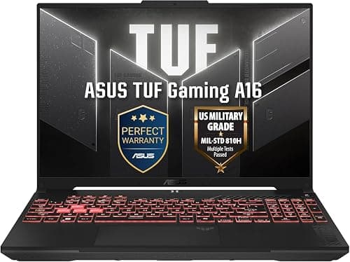 ASUS TUF Gaming A16 (2026) FA607NUQ-RL048 Gaming Laptop AMD Ryzen 7 170 Processor 16GB DDR5 RAM 1TB SSD 16" WUXGA 144Hz Display RTX 4050 6GB RGB Backlit Keyboard, En-Ar Keyboard Mecha Gray على Amazon.ae - متتبع الأسعار