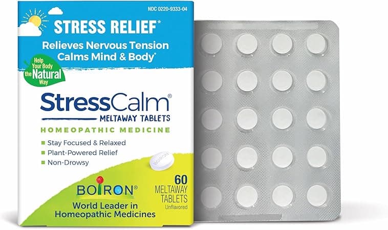 Boiron StressCalm for Relief of Stress, Anxiousness, Nervousness, Irritability, and Fatigue - 60 Count on Amazon.ae - Price Tracker