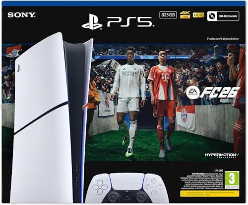 PlayStation®5 Digital Edition – EA SPORTS FC 26 Bundle على Amazon.ae - متتبع الأسعار