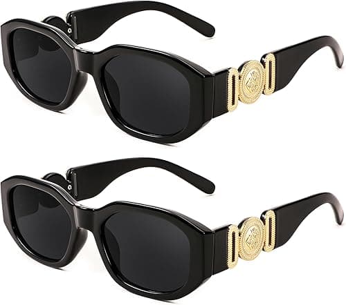 FEISEDY Small Square Sunglasses for Men Women Vintage Trendy Irregular Sunglasses B2322 on Amazon.ae - Price Tracker