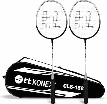 Konex Lightweight Aluminium Badminton Racquet for Beginners & Intermediates | Durable Frame with Full Cover Bag - (Pack of 2) on Amazon.ae - Price Tracker