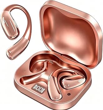 Bluetooth 6.0 Ear-Hook Headphones, 20H Long Battery Life, Noise Reduction Hi-Fi Sound, IPX5 Waterproof, Smart Auto Pairing, Ergonomic Soft Silicone for Sports & Daily Use (rose gold) على Amazon.ae - متتبع الأسعار