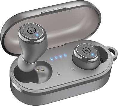 TOZO T10 Wireless Earbuds Bluetooth 5.3 Headphones, App Customize EQ, Ergonomic Design, 55H Playtime, Wireless Charging Case, IPX8 Waterproof Powerful Sound in-Ear Headset Grey(New Upgraded) - Amazon.ae Price Tracker