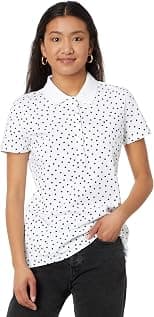 Tommy Hilfiger womens Tommy Hilfiger Women's 5 Button Polo Tee T-Shirt - Best Deal Finder