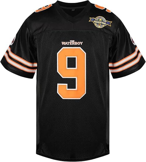 Phoneutrix Bobby Boucher #9 The Waterboy Adam Sandler Movie Mud Dogs Bourbon Bowl Football Jersey on Amazon.ae - Price Tracker