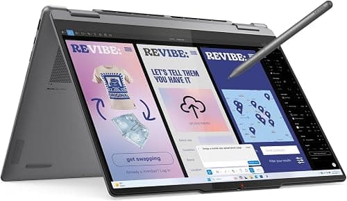 Lenovo Yoga 7i 2-in-1 2025 Copilot+ PC with Intel Core Ultra 7 256V Processor, 1TB SSD, Yoga Pen, 14” WUXGA OLED Dolby Vision® Touchscreen, 16GB LPDDR5x-8533 Memory, 5MP IR Cam, Wi-Fi 7, and Win11 Pro on Amazon.ae - Price Tracker