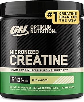 Optimum Nutrition (ON) Micronized Creatine Powder for Muscle Building Support - Unflavored, 300 Grams,115 Servings-package may vary on Amazon.sa - Price Tracker