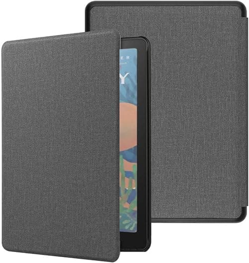 Vurtboly Fabric Case Compatible with Kindle Colorsoft 2025/2024 & Kindle Paperwhite 12th Gen 2024, Classic Lightweight Shell Slim Cover with Auto Wake/Sleep (Grey) على Amazon.ae - متتبع الأسعار