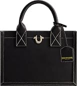TRUE RELIGION Womens Women's Tote Bag, Faux Suede Medium Travel Purse Handbag With Adjustable Shoulder Strap and Horseshoe Logo Tote Bag - دليلك لأفضل العروض