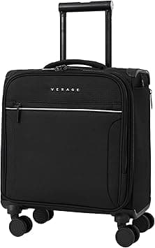 VERAGE Carry on business luggage, Rolling Laptop Suitcase for Travel and Business Travel, TAS Approved, (Toledo GM21002, Black) on Amazon.ae - Price Tracker