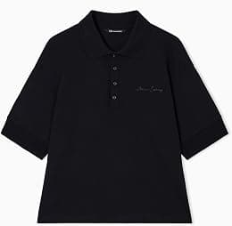 تي شيرت أساسي حريمي A|X Armani EXCHANGE مع شعار على الصدر - دليلك لأفضل العروض