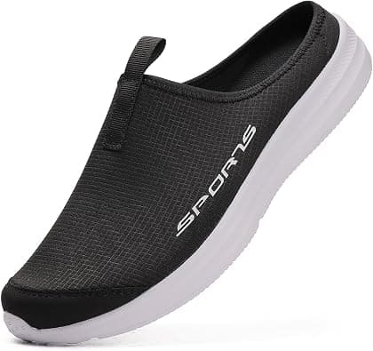 DimaiGlobal Mens Slippers with Arch Support Casual Mules Clog Open Back Shoes Comfort Slip-On Walking Loafer Indoor Outdoor House Shoes على Amazon.ae - متتبع الأسعار