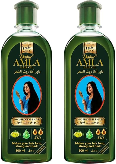 Dabur Amla Hair Oil (2 x 500ml Value Pack)| Enriched with Amla, Natural Oils & Vitamin C | For Long, Strong, Dark & Beautiful Hair on Amazon.ae - Price Tracker
