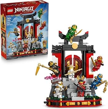 LEGO NINJAGO Ninja Character Display 15th Anniversary - Monastery Gate Model Kit w/ 8 Collectible Minifigures & Swords - Nostalgic Gift for 14+ Year Old Boys & Adult Fans - 71866 - Amazon.ae Price Tracker