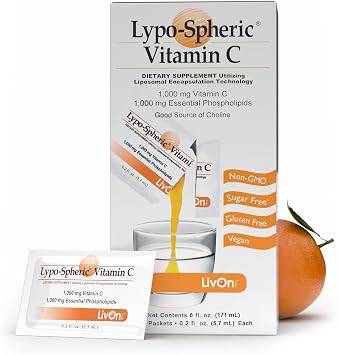LivOn Laboratories Lypo-Spheric Vitamin C - Pack of 30,1000 mg - Best Deal Finder