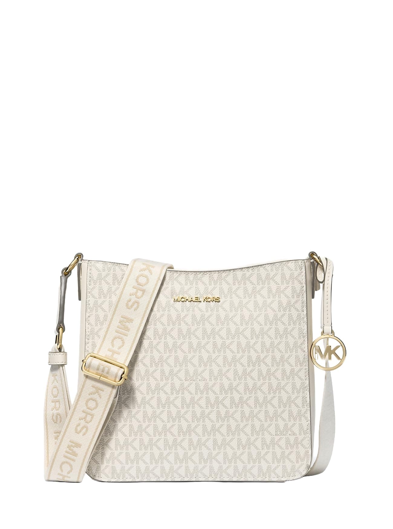 Michael Kors Jet Set Travel Signature Logo Small Crossbody Bag - Vanilla on Amazon.ae - Price Tracker