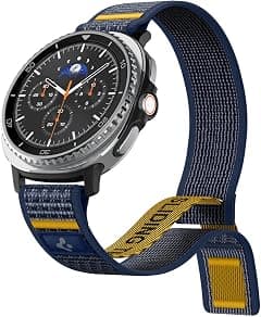 Spigen Athlex Air for Galaxy Watch 8 Band compatible with Samsung Galaxy Watch 8 Classic 46mm, Galaxy Watch8 44/40mm Adjustable Loop Band Strap - متتبع أسعار Amazon.sa