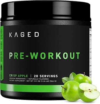 Kaged Pre Workout Powder; MUSCLE Preworkout for Men & Pre Workout Women, Delivers Intense Workout Energy, Focus & Pumps; Supplements, Krisp Apple, Natural Flavors on Amazon.ae - Price Tracker