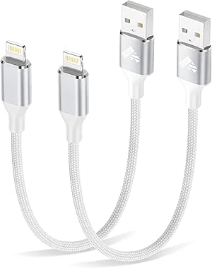Aioneus iPhone Charger Cable 0.3M 2Pack [MFi Certified] Lightning Cable, iPhone Cable Nylon Braided USB A to Lightning Cord Short Cable Fast Charging for iPhone 14 13 12 11 Pro Max Mini 8 7 6, iPad - Amazon.ae Price Tracker