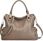 Kattee Women Genuine Leather Purses and Handbags Satchel Tote Shoulder Bag - Best Deal Finder