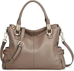 Kattee Women Genuine Leather Purses and Handbags Satchel Tote Shoulder Bag - Best Deal Finder
