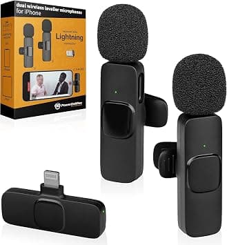 PowerDeWise Professional Wired Lavalier Lapel Microphone for iPhone, iPad - Omnidirectional Condenser Recording Mic for Video Podcast Vlog YouTube on Amazon.ae - Price Tracker