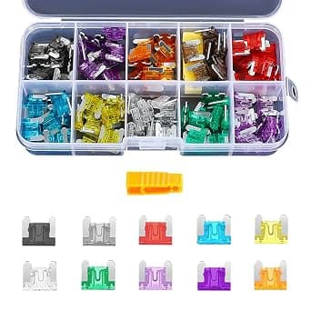 100 Pcs Auto Car Low Profile Mini Blade Fuse Assortment Kit,Professional Automotive with Puller Tool for Car/RV/Truck/SUV/Motorcycle/Boat Fuse Replacement(2A/3A/5A/7.5A/10A/15A/20A/25A/30A/35A) on Amazon.ae - Price Tracker