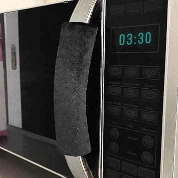 OUGAR8 Microwave Door Handle Covers,Keep Your Kitchen Appliance Clean from Smudges, Fingertips, Drips, &Food Stains, Perfect for Oven(6" L3.5 W,Black) على Amazon.ae - متتبع الأسعار