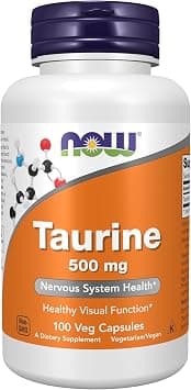 Now Foods, Taurine, 500 mg, 100 Capsules - Amazon.ae Price Tracker