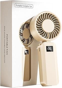 Personal Fan Handheld Rechargeable Foldable Cooling Device على Amazon.ae - متتبع الأسعار