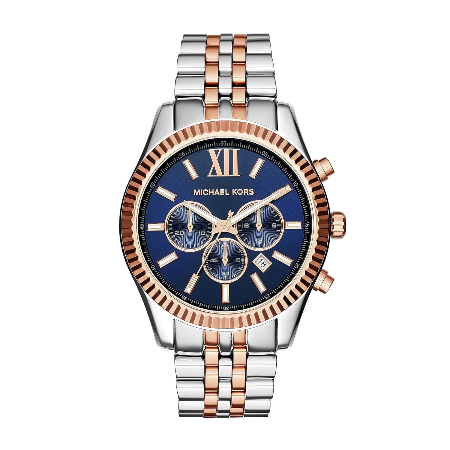 Michael Kors Men's Lexington Two-Tone Watch MK8412 on Amazon.ae - Price Tracker