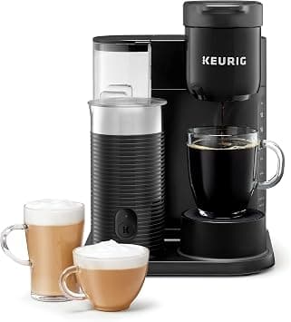 K-Cafe Essentials Single Serve K-Cup Pod Coffee, Latte and Cappuccino Maker, Black on Amazon.ae - Price Tracker