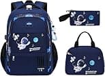 MITOWERMI 3pcs Kids Backpack with Lunch Box School Bag for Boys Girls Backpack Bookbag Set for Elementary School Student - Best Deal Finder