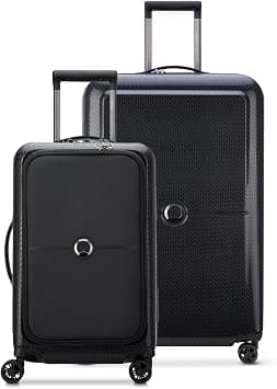 DELSEY Paris Turenne Hardside Luggage with Spinner Wheels, Black, 2-Piece Set with Soft Pocket (19/27), Turenne Hardside Luggage With Spinner Wheels on Amazon.ae - Price Tracker