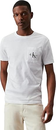 Calvin Klein Men Monologo Pocket Tshirt Monologo Pocket Tshirt on Amazon.ae - Price Tracker