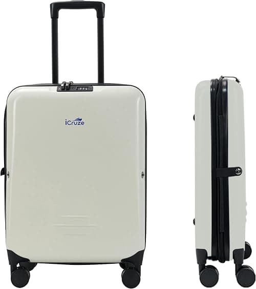 iCruze Foldable Cabin Luggage Trolley Bag – Compact, Lightweight, Durable Rolling Suitcase with Telescopic Handle, Multiple Compartments for Travel & Business on Amazon - Best Deal Finder