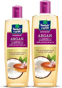 Parachute Advansed Argan Enriched Coconut Hail Oil For Dry And Damaged Hair 200 ML + Parachute Advansed Argan Enriched Coconut Hail Oil For Dry And Damaged Hair 300 ML on Amazon.ae - Price Tracker
