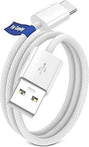 USB C Cable for Carplay, Car Play Cord for Apple iPhone 16 iPhone 15 Pro Max, USB A to Type C Data Transfer Braided Charger Charging Wire for Android Auto Samsung Galaxy S25 S24 S23 3.3 ft White on Amazon.ae - Price Tracker
