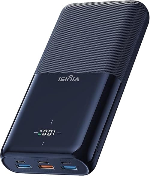 VIYISI Power Bank 30000 mAh Portable Charger 22.5W Fast Charging USB C Battery Pack with 4 Outputs & 3 Inputs for Samsung iPhone iPad Android Phones -Blue on Amazon.ae - Price Tracker