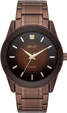Relic by Fossil Rylan Men's Watch; Stainless Steel and Diamond Accent Watch for Men - Best Deal Finder