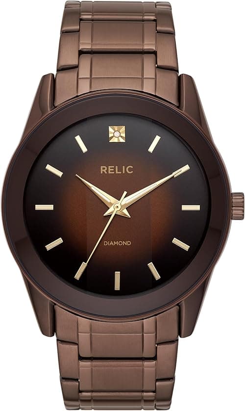 Relic by Fossil Rylan Men's Watch; Stainless Steel and Diamond Accent Watch for Men on Amazon.ae - Price Tracker