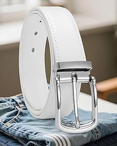 Leather Belt Men - Perfect Companion to Mens Dress Shoes - Amazon.ae Price Tracker