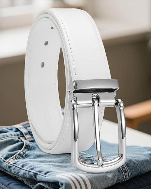 Leather Belt Men - Perfect Companion to Mens Dress Shoes on Amazon.ae - Price Tracker