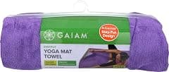 Gaiam Stay Put Yoga Towel Mat Size Yoga Mat Towel (Fits Over Standard Size Yoga Mat - 68" L x 24" W) - Amazon.ae Price Tracker