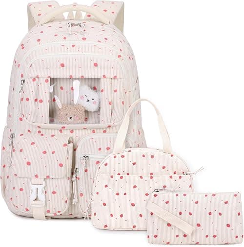 PIG PIG GIRL Kids Backpack for Girls School Bags for Middle School Students Book Bag for Elementary Primary School على Amazon.ae - متتبع الأسعار