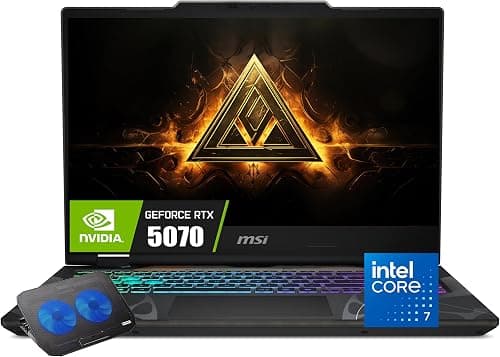 msi Cyborg 15.6" AI Gaming Laptop, NVIDIA GeForce RTX 5070, Intel 10-Core 7-240H Series 2(Upto 5.2GHz, >i7-13620H), 144Hz FHD IPS, 16GB DDR5, 1TB SSD, Backlit KB, Wi-Fi 6E, Win 11 Home, w/Res Cooler on Amazon.ae - Price Tracker
