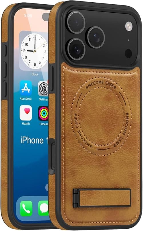 Lunivop for iPhone 17 Pro max Case PU Leather Stand Best Brown on Amazon.ae - Price Tracker